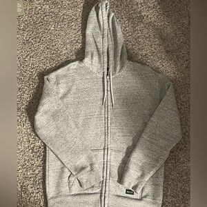 Hollister Oversized Fleece Zip Up Hoodie